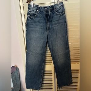 fashionable pants, beautiful color, denim,